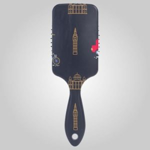 London City Theme Air Cushion Massager Brush, Detangling Hair Brush, Anti Static Comb, Professional Detangling Brush