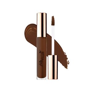 Concealer over lipstick for lasting color and coverage.
