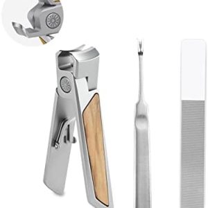 Ergonomic Elderly-Friendly Nail Clippers with Easy-Grip Handle for Comfortable Use