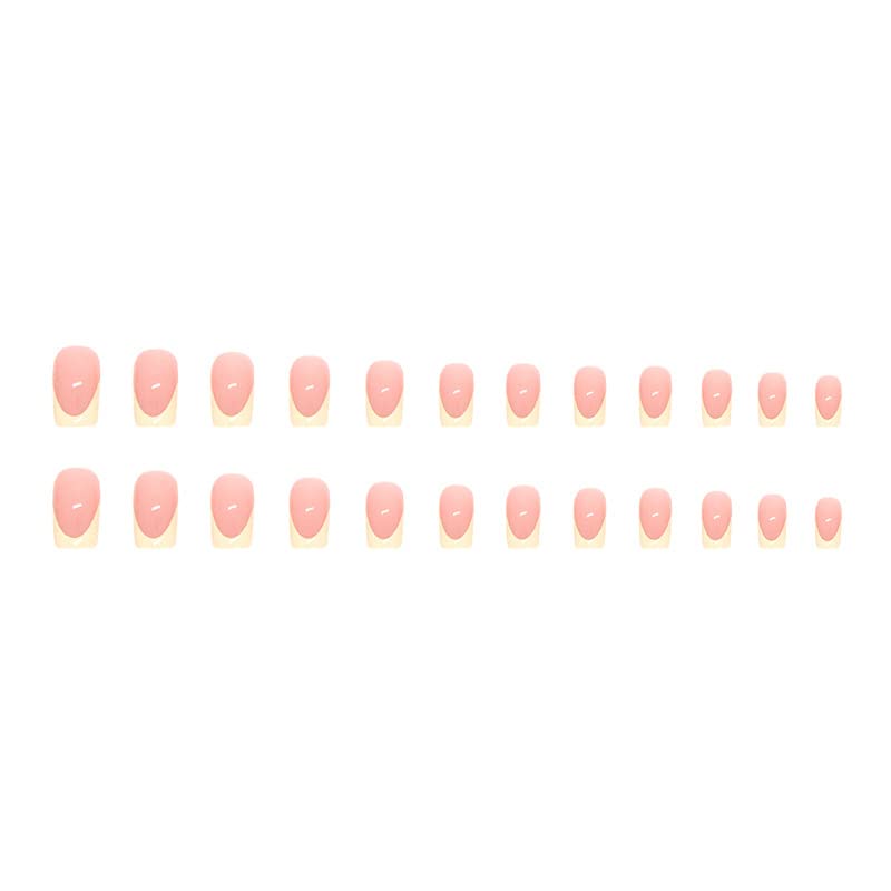 Pastel Peach Acrylic Nails - Image 5
