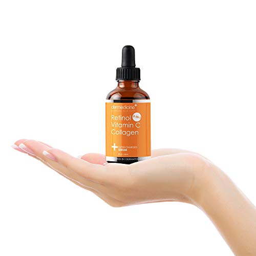 Retinol Vitamin C Collagen | Super Charged Anti-Aging Serum for Face | Pharmaceutical Grade Quality | Helps Smooth & Plump Fine Lines & Wrinkles & Brightens for Younger Skin | 2 fl oz / 60 ml - Image 4
