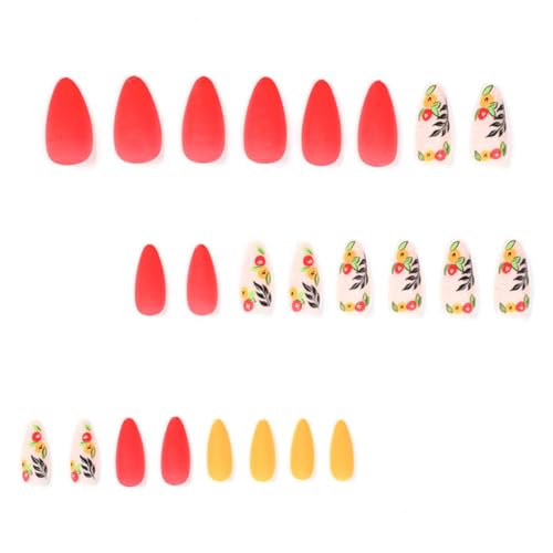 Chic Short Acrylic Nails Set, Easy Application, Natural Look, Pack of 24 - Image 2
