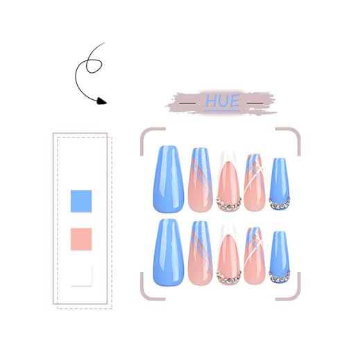 Beginner Acrylic Coffin Nails Kit with Step-by-Step Guide and Pro Tips - Image 3