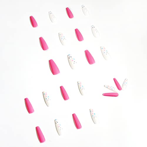 Kuromi-themed acrylic nails for a unique style. - Image 3
