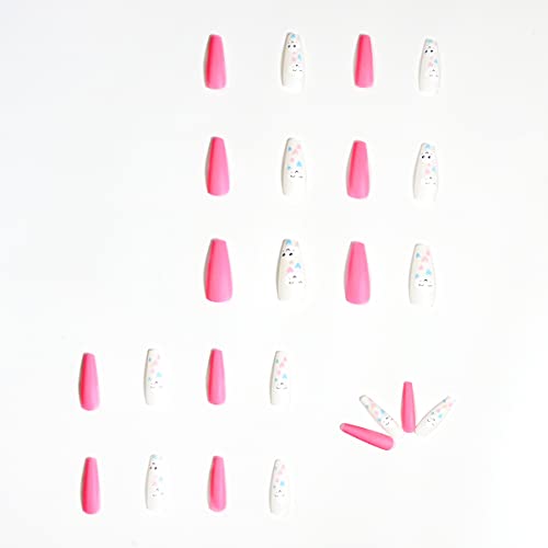 Kuromi-themed acrylic nails for a unique style. - Image 2