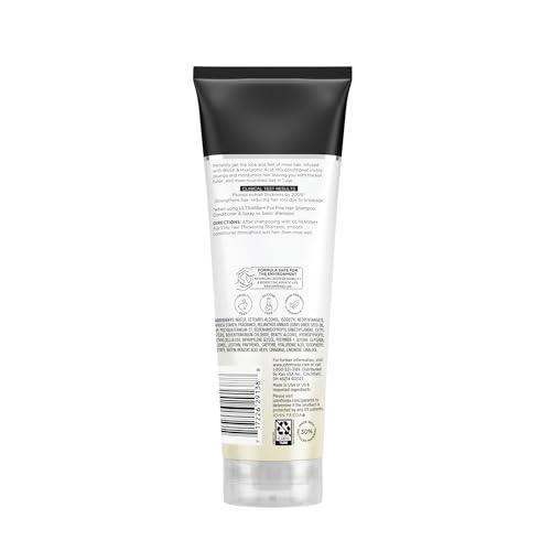 John Frieda ULTRAfiller+ Thickening Conditioner for Fine Hair, Volumizing Conditioner, Biotin and Hyaluronic Acid Hair Thickening Conditioner for Thinning Hair, 8.3 Oz - Image 5