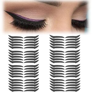 40 Pairs Waterproof Glitter Eyeliner Stickers for Easy Eye Makeup Application