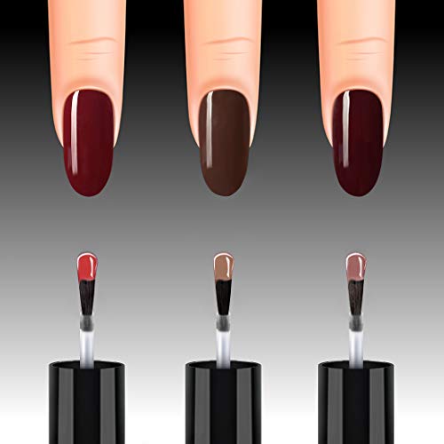 At-Home Quick Gel Nail Polish Kit with 6 Colors, 10ml Each Bottle - Image 4