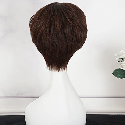 White Human Hair Wig ? Short Length - Image 4