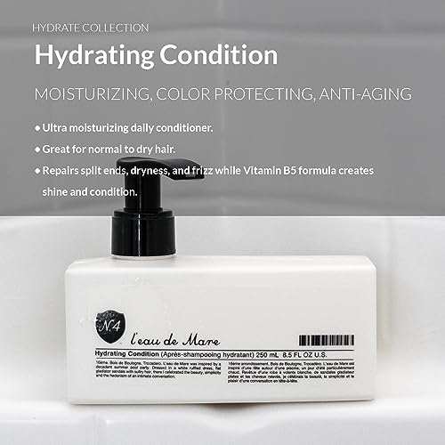No. 4 Leave-In Hydrating Hair Conditioner Treatment 8.5 oz Bottle - Image 3