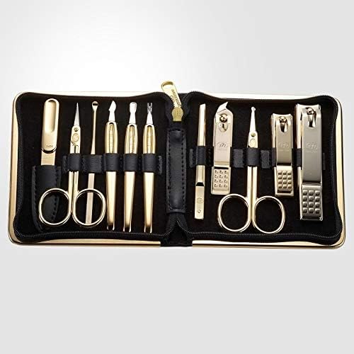 Korean Three Seven 777 Travel Grooming Manicure Kit Nail Clipper Set 11 Pieces 950RG - Image 9