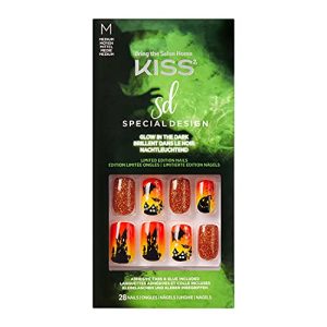 Spooky Halloween Acrylic Nail Designs Set for Festive Nail Art Enthusiasts