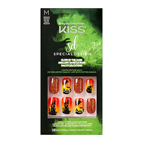 Spooky Halloween Acrylic Nail Designs Set for Festive Nail Art Enthusiasts