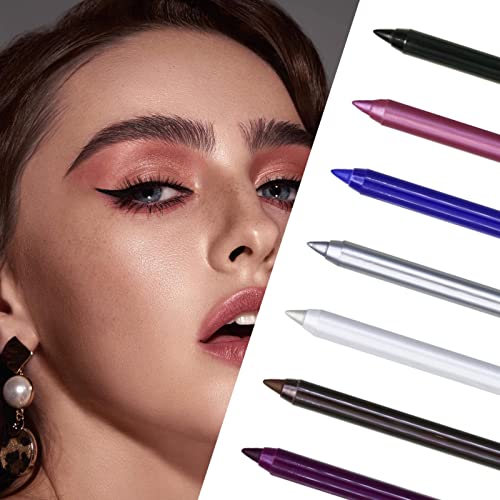 Eyeliner Pearlescent Eye Liner Women Cosmetics Long Lasting Gel Eyeliner Waterproof No Fade Precise Ultra Fine Quick Drying Ultra-Pigmented Mother's Day Girls Womens Gift - Image 8