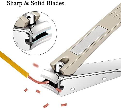 Ergonomic Holo Nail Clippers for Stylish, Precise Cutting - Compact Size - Image 2