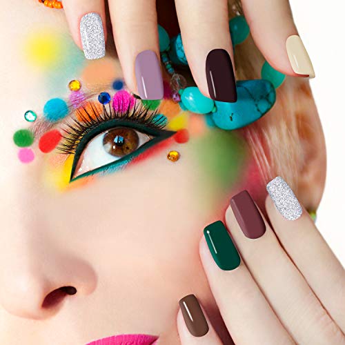 224 Pcs Nail Polish Stickers Wraps with Nail File for Women and Girls - Image 7