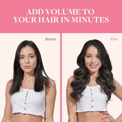 GOO GOO Clip in Hair Extensions Real Human Hair, 22inch 150g 9Pcs, 2 Dark Brown, Remy Human Hair Extensions Clip ins for Women, Natural Human Hair - Image 4