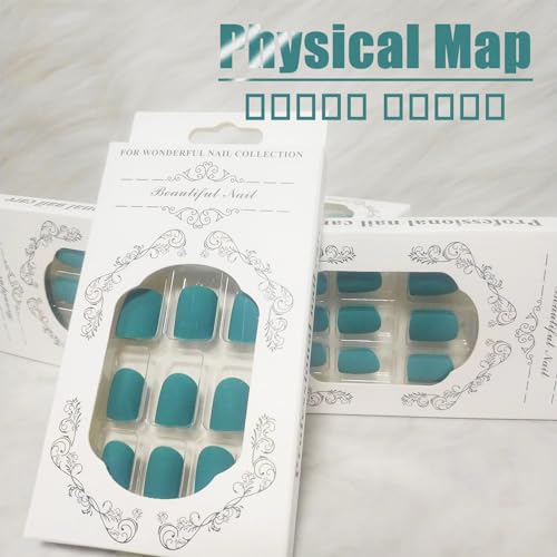 Short Matte Acrylic Nail Design Kit for Elegant and Stylish Nail Art - Image 6