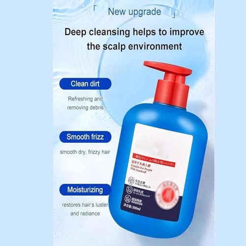 Silicone-Free Anti-Dandruff Shampoo for Healthy Scalp 12 oz Bottle - Image 2