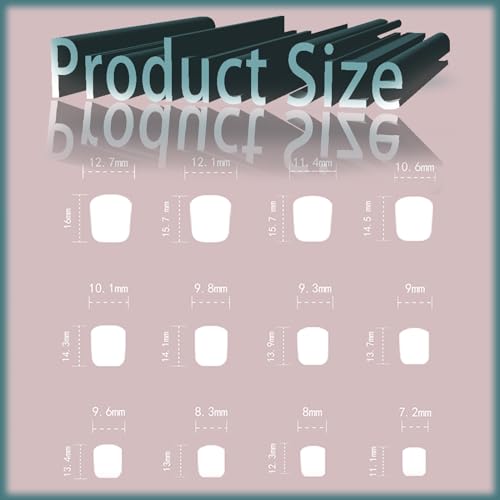 Short Matte Acrylic Nail Design Kit for Elegant and Stylish Nail Art - Image 7