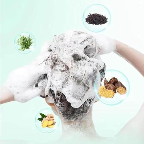 Tikieta Hair Dye, Tikieta Plant Hair Dye Shampoo, Plant Bubble Hair Dye Shampoo,Plant Extract Bubble Hair Color Shampoo, Natural Plant Hair Dye And Hair Care 2 In 1 (Chestnut Brown) - Image 5