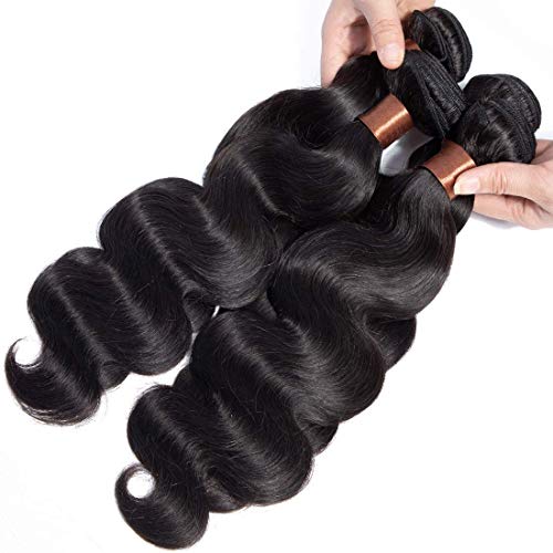 Indian Virgin Hair Body Wave Human Hair 3Bundles Weaves 100% Unprocessed Hair Extensions Natural Black Color 20 22 24Inch - Image 7
