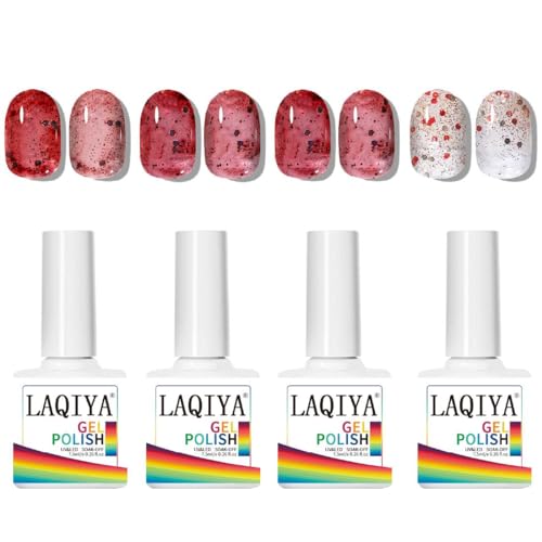 12 Piece Set Vibrant Color Long-Lasting Gel Nail Polish Kit Home Salon Use