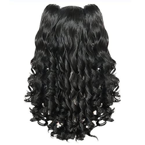 24-Inch Black Long Human Hair Wig for Women, Natural Look and Feel - Image 4