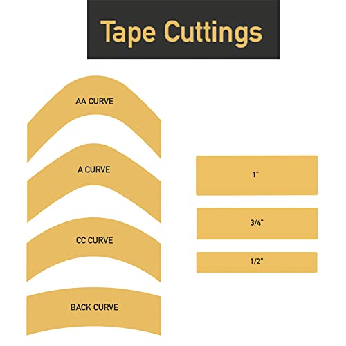 36 Strips - Super Cloth Brown Liner AA Curve Double Sided Adhesive Tape for Wigs, Toupee, Hair Systems - Image 3