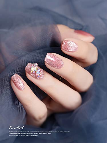 Shade 15ml Pink Champagne Nail Polish Long-Lasting Formula for Elegant Manicures - Image 2