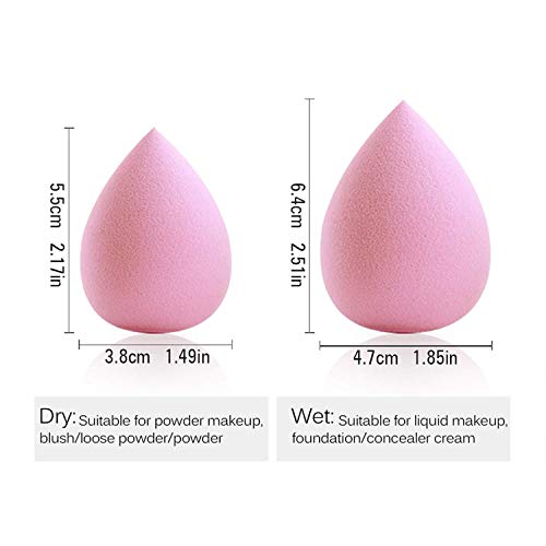 Oil-Free Face Powder & Full Coverage Foundation Concealer & Moisturizing Primer & Soft Sponge Waterproof Make Up Set Long Lasting Poreless Makeup 5Pcs - Image 8