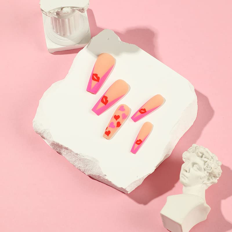 Matte Ballerina Acrylic Nails - Image 3