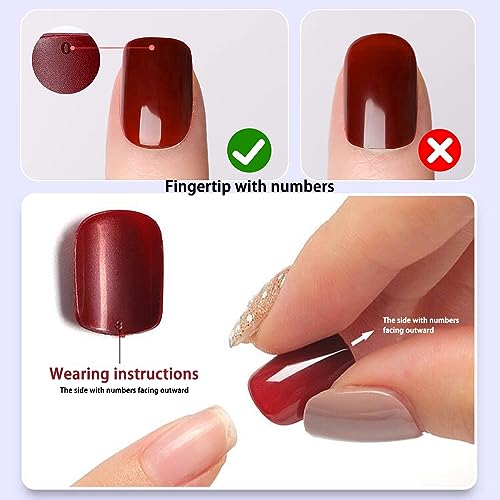 Stunning 12-Piece Acrylic Nail Design Set for Elegant Manicures - Image 5