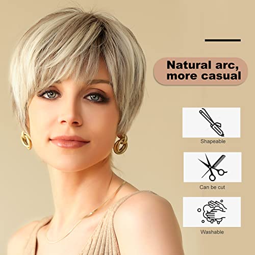 Upart Human Hair Wig for Women, Natural Look, Soft, Comfortable, Adjustable Size - Image 4
