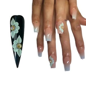 Turquoise Gel Nail Designs