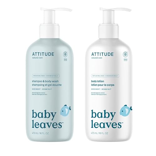 Gentle Organic Baby Shampoo and Body Wash 8 oz for Sensitive Skin
