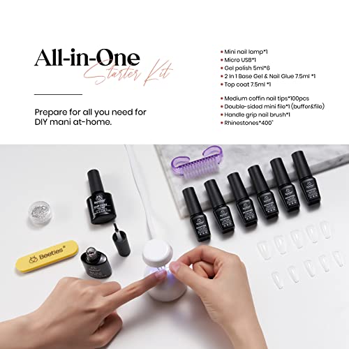 Elegant Neutral Gel Nail Design Kit for Chic and Stylish Manicures - Image 2