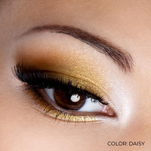 Vibrant Yellow 12-Shade Eyeshadow Palette for Bold, Long-lasting Makeup Looks - Image 3