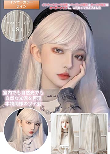 Premium 20-Inch White Human Hair Wig for Women, Soft Texture, Natural Look - Image 4