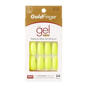 Bright Yellow Acrylic Nails