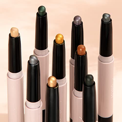 Matte Eyeshadow Stick,Cream to Powder Waterproof Eye Shadow Eyeliner Pencil Crayon,Long Lasting buildable Neutral Eye Makeup (Matte,02# Smoky Black) - Image 8