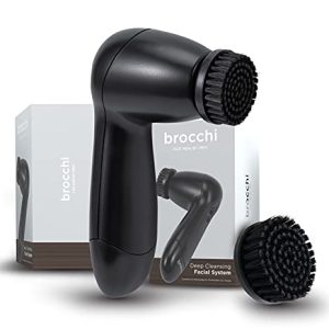 Gentle Skin and Hair Brush for All Hair Types with Ergonomic Handle and Soft Bristles