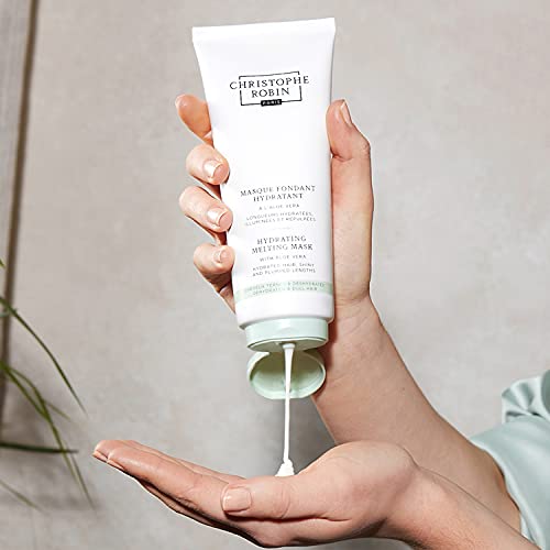 Christophe Robin Hydrating Melting Mask With Aloe Vera for Dry, Dull Hair - Lighweight- Travel Size 2.5 fl. oz - Image 5