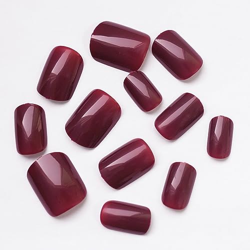 Medium Length Square Acrylic Nails - Image 4