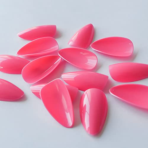 Hot Pink Clear Acrylic Nail Design Set for Stunning Manicures and Artistic Nail Creations - Image 6