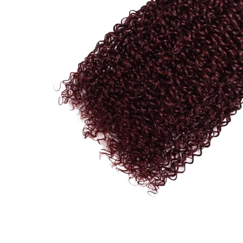 Wine Red Human Hair Bundles Dark Burgundy Bundles 99J Red Kinky Curly Human Hair Bundles 22 24 26 Inch Grade 8A Remy Hair 3 Bundles Wine Red Curly Bundles Hair Extensions - Image 5