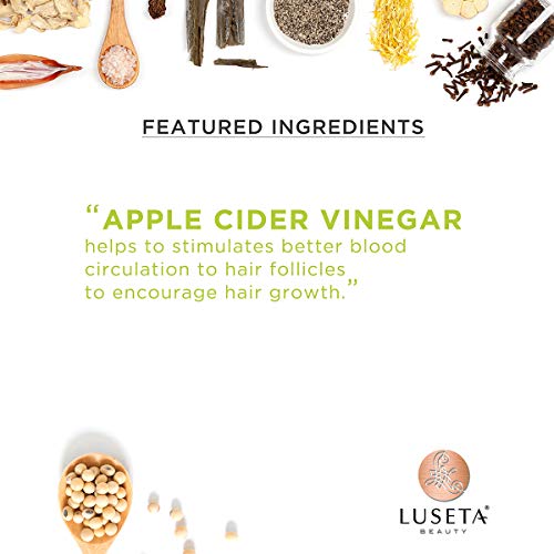 Apple Cider Vinegar Hair Rinse Conditioner for Shine, 12 Fl Oz Bottle - Image 4