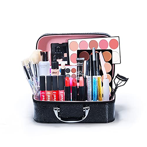 All-in-One Makeup Gift Set Travel Makeup Kit Complete Starter Makeup Bundle Lipgloss Lipstick Concealer Blushes Powder Eyeshadow Palette Cosmetic Palette for Teen Girls & Adults #17 - Image 4