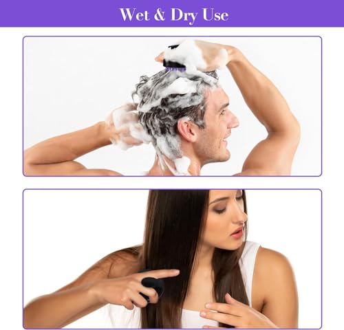 EIGDAY- The Bundle Includes Moisturizing Desert Grass & Sandalwood Shampoo by Native (16.5 oz)-Dye Sulfate & Paraben Free- with Massager Hair Scalp Brush for Scalp Care and Hair Growth, Scalp Scrubber - Image 5
