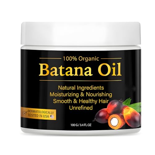 100% Natural Organic Batana Oil Cream for Hair Growth and Loss Prevention 4 oz